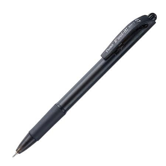 飛龍Pentel輕油自動原子筆BX417-A/黑色/0.7mm 圖片
