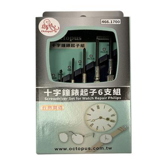 十字鐘錶起子/6支組 圖片