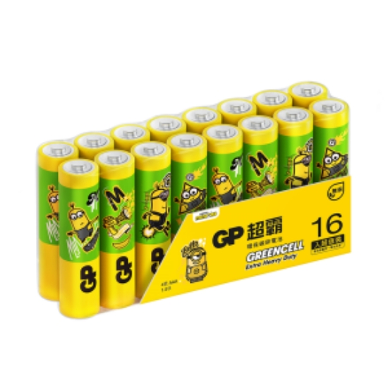 GP 特級碳鋅電池4號/16入 圖片