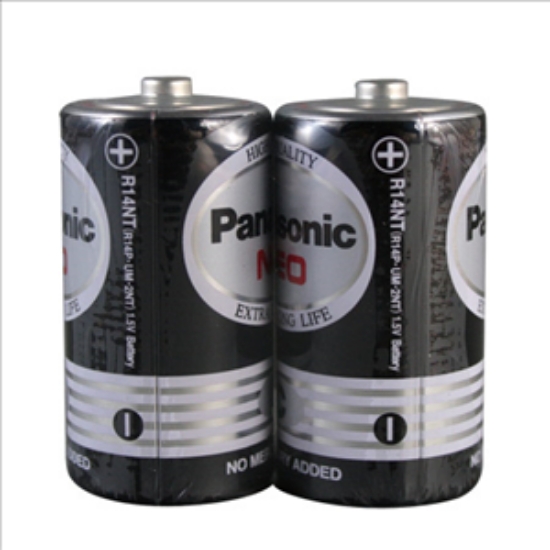 國際牌Panasonic碳鋅電池/C型2號電池x2顆/組/收縮膜包 圖片