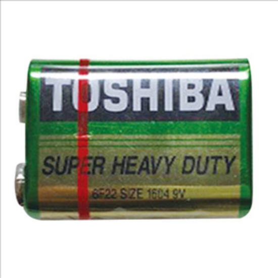 東芝TOSHIBA 9V碳鋅環保綠電池/6F22UG(M)/個 圖片