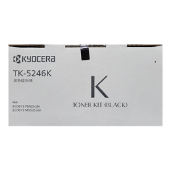 京瓷KYOCERA原廠碳粉匣/TK-5246K/黑色 圖片