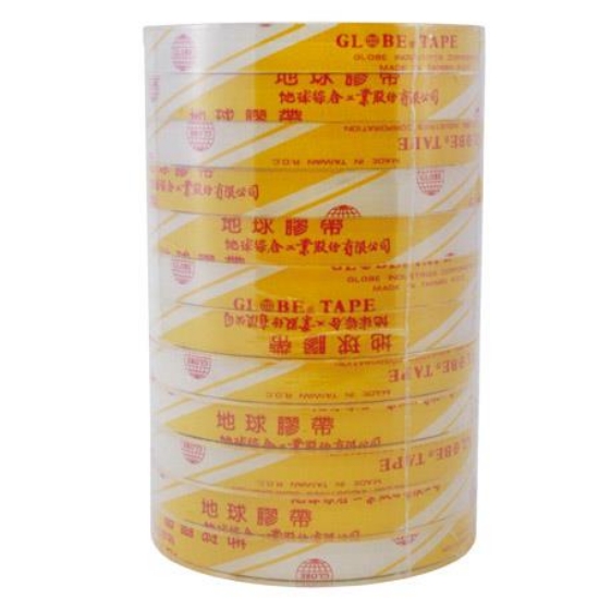 地球大管芯OPP超透明文具膠帶/12mmx36M/12個 圖片