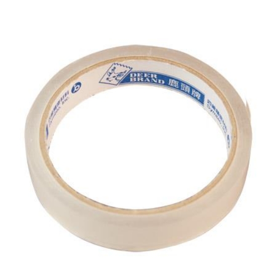 鹿頭牌大管芯OPP透明文具膠帶/PPA7/18mmx35M 圖片