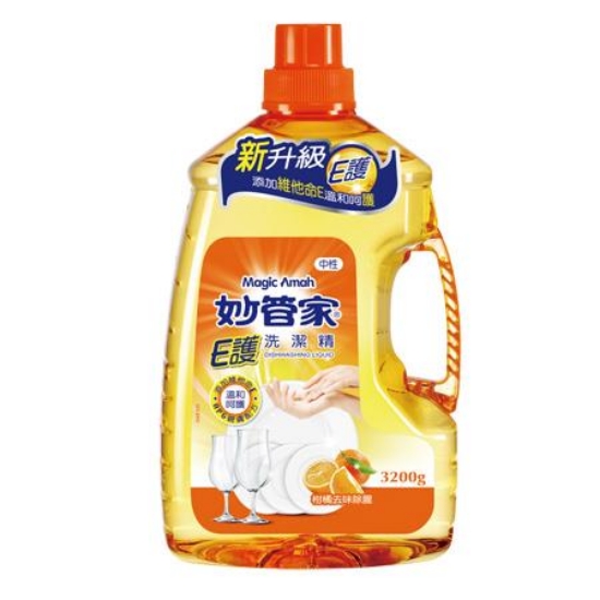 妙管家洗潔精/桶裝/柑橘/3200g/桶/DWA320 圖片