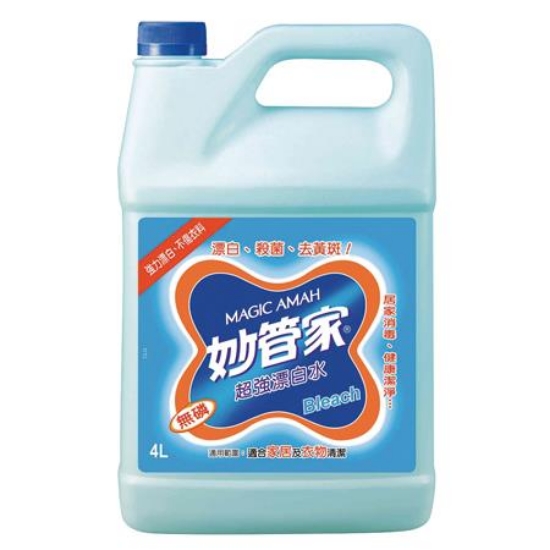 妙管家超強漂白水/1加侖/桶 圖片