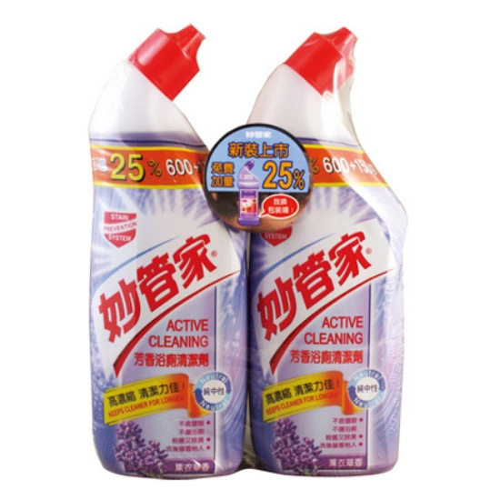妙管家馬桶芳香清潔劑/薰衣草香/750gm/2瓶/組 圖片