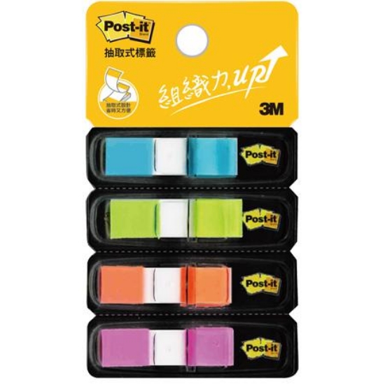 3M Post-it利貼可再貼抽取式標籤/683-4ABX/12x44mm/33 圖片