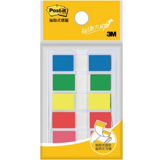 3M Post-it利貼可再貼抽取式標籤/683-5CF/12x44mm/20 圖片
