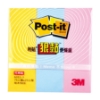 3M Post-it利貼狠黏便條紙/631S-3/76.2x25.4mm/黃+藍+ 圖片