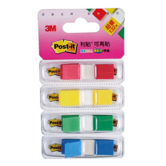 3M Post-it利貼可再貼抽取式標籤/683-4CD/12x44mm/33 圖片