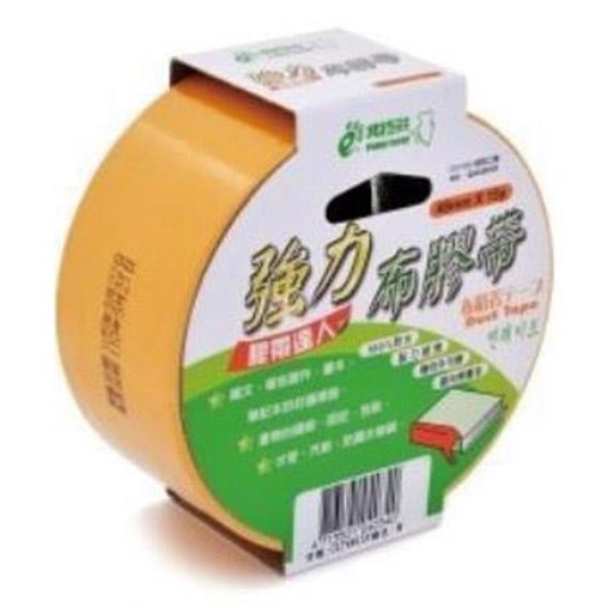 北極熊大管芯布膠帶/CLT4815Y/黃/48mmx15Y 圖片