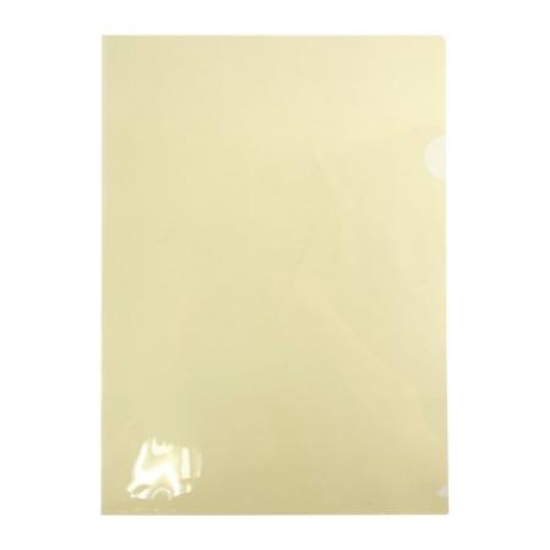 全勝CHUNG SENG L型透明文件夾/E310/厚0.14mm/黃/12入 圖片