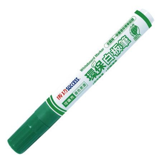 成功SUCCESS環保白板筆/1307-4/綠/3mm 圖片