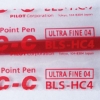百樂PILOT超細鋼珠筆芯BLS-HC4-R/紅/0.4mm 圖片