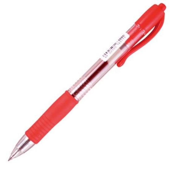百樂PILOT自動中性筆BL-G2-R/紅/0.5mm 圖片