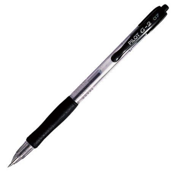 百樂PILOT自動中性筆BL-G2-B/黑/0.7mm 圖片