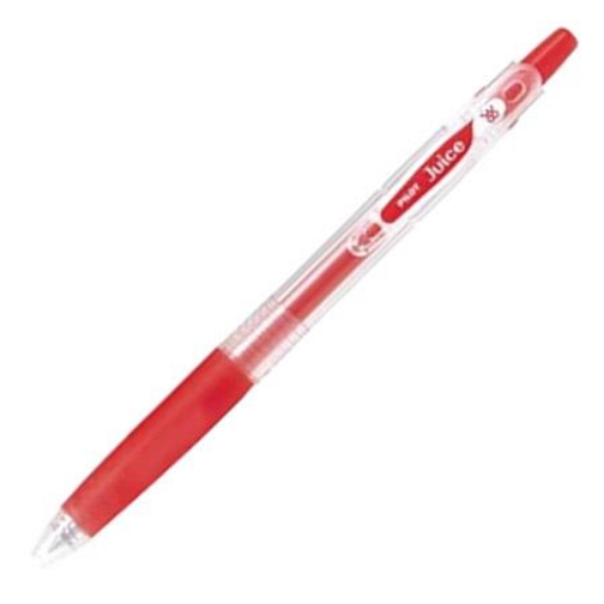 百樂PILOT自動果汁筆LJU-10UF-R/紅/0.38mm 圖片