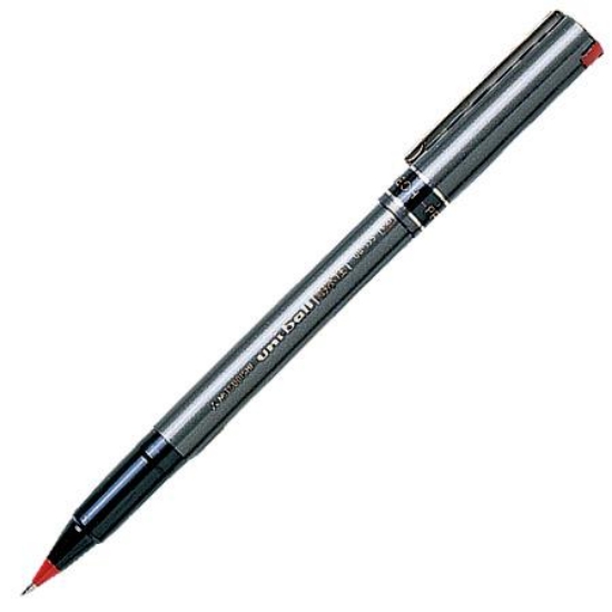 三菱uni耐水性鋼珠筆UB-155/紅/0.5mm 圖片