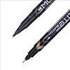 得力Deli細字雙頭油性筆/EU10420/黑色/0.5-1.0mm 圖片