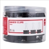 得力Deli黑長尾夾/E8562A/41mm/24支 圖片