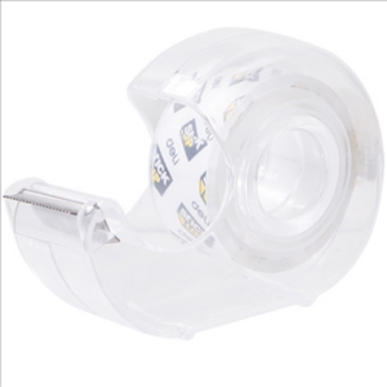 得力Deli小管芯OPP文具膠帶/EA30211/18mmx7.62M/附膠 圖片