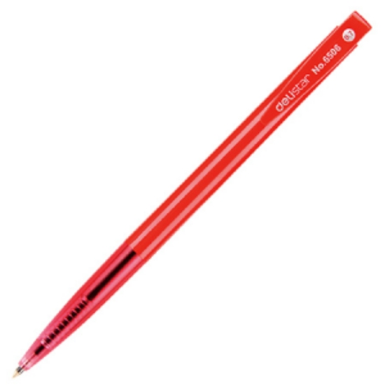 得力Deli自動原子筆/W6506/紅/0.7mm 圖片