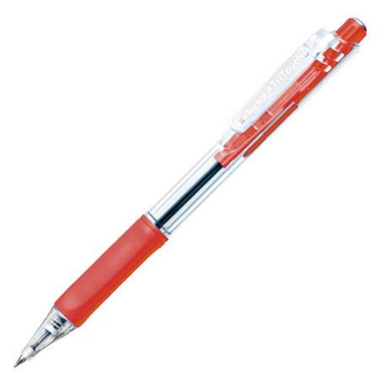 Double A按壓式滑溜原子筆/DBP-107/紅/0.7mm 圖片