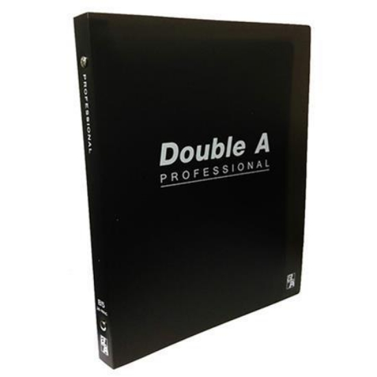Double A辦公系列26孔筆記活頁夾/DAFF15010/18K/B5/黑 圖片