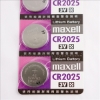 maxell鈕扣電池CR2025/5顆/卡 圖片