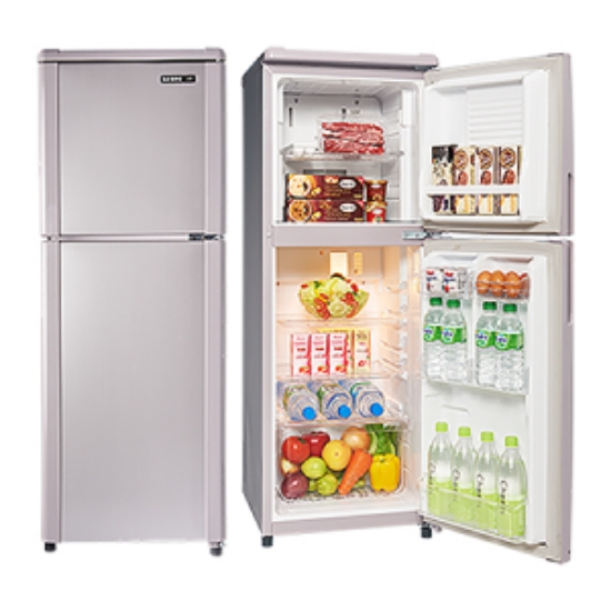 聲寶SAMPO經典系列140L定頻雙門冰箱/SR-C14Q(R6)/紫燦 圖片