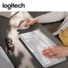 羅技Logitech人體工學鍵盤/WaveKeys/珍珠白 圖片
