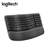 羅技Logitech人體工學鍵盤/WaveKeys/石墨灰 圖片