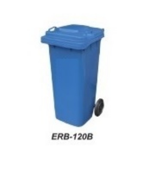 EASY二輪資源回收拖筒/120L/ERB-120B/藍色<限送新竹以 圖片