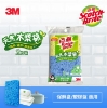 3M百利多用途天然木漿棉(黃+藍)/2片/400T-2M 圖片
