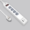 威電牌過載斷電延長線/CU3141C-06/3孔4座1切USB-C+USB 圖片