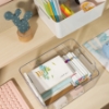 得力Deli收納整理手提盒/PK108/中號/白色/300x225x140 圖片