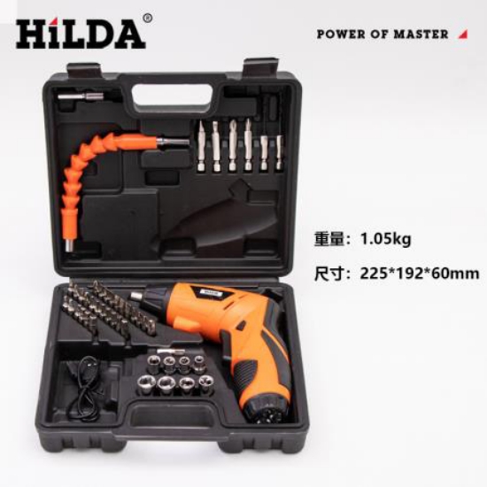 希爾達HILDA電動工具系列4.8V電動螺絲起子工具組/HL48 圖片
