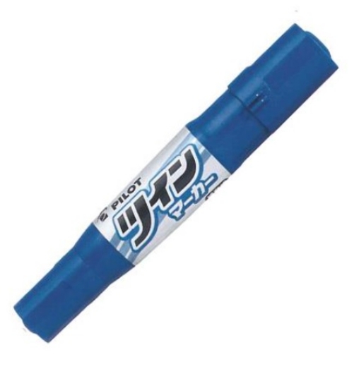 百樂PILOT雙頭麥克筆MFN-15FB-L/藍/1.0~6.5mm 圖片