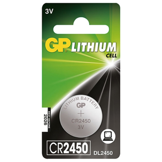 超霸 GP鈕型鋰電池/CR2450/3V/1入 圖片
