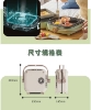 限量特賣-RICHMORE TwinChef 雙廚折疊爐-白(平烤盤+圓格盤雙盤組) 圖片