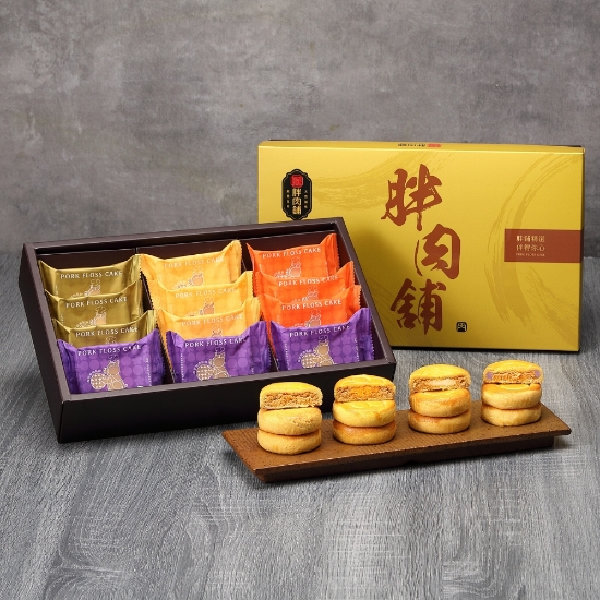 胖肉鋪-金大方綜合肉鬆餅禮盒(12入) 圖片
