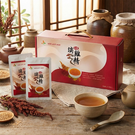特活綠-真善美紅藜滴雞精禮盒 圖片