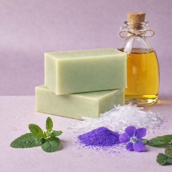 BOB SOAP蝶豆薄荷橄欖皂(微涼感) 圖片