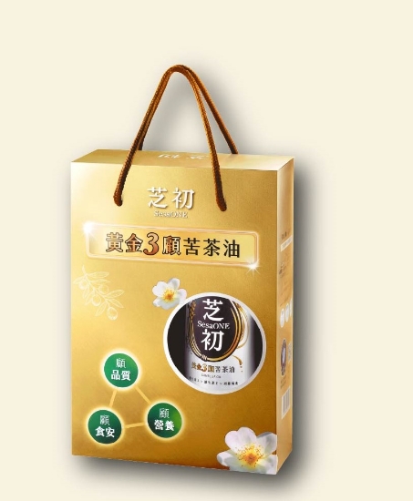 芝初--黃金3顧苦茶油禮盒 圖片